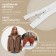 Lightning "Spiral", No. 7, detachable, automatic lock, 60 cm, white color No. 101