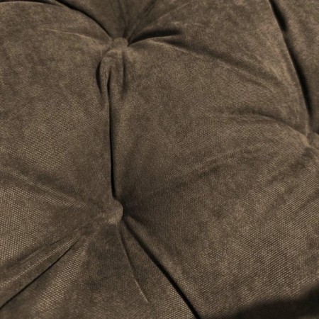 Pillow for swing "Tina", diameter 60 cm, brown color-4