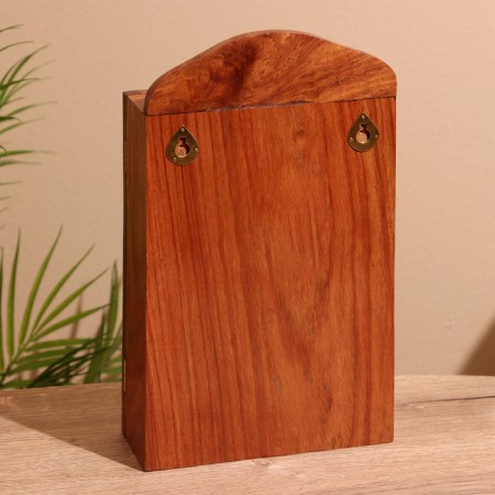 Key of the "Stupe" 18x9x31 cm, a tree shisham-3