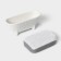 Magistro Rodos sponge stand, white color