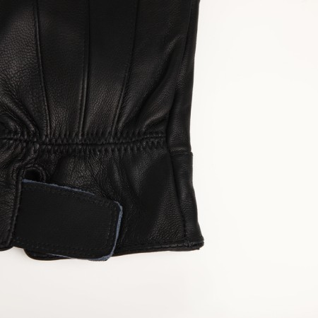 Gloves male, dimensionless, with insulation, black color-2