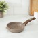 Granite Brown pan, d = 18 cm, plastic handle, anti -stick coating, brown color