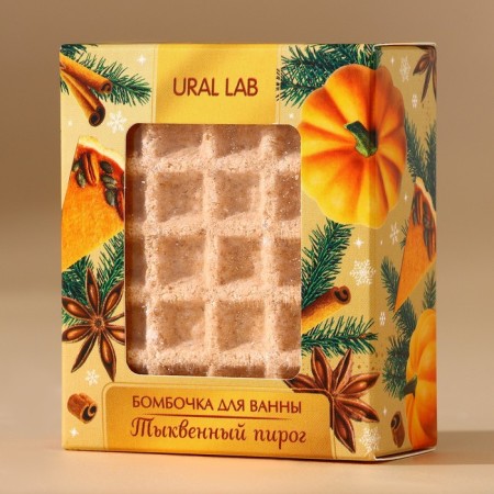 Buckwoman for a bath, 140 grams, a pumpkin pie aroma, New Year-3