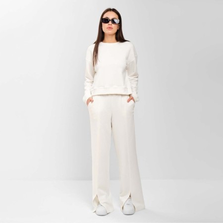 Women's costume (jumper and trousers) Mist, p. 44-46, milk