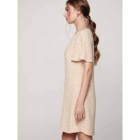 Women's dress, size XS, color Beige-White-2