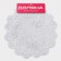 A set of lapeling lapels "Lydia", d = 38 cm, 4 pcs, white color