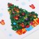 Sticking with a luminous layer of "Christmas tree", 10.5 x 14.8 cm, New Year