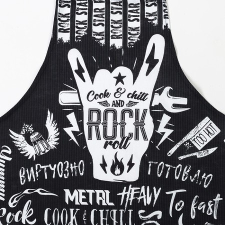 Apron of Dolyana Rock’N’Roll, 60 × 70 cm, martial, cotton 100 %, 160 g/m²-4