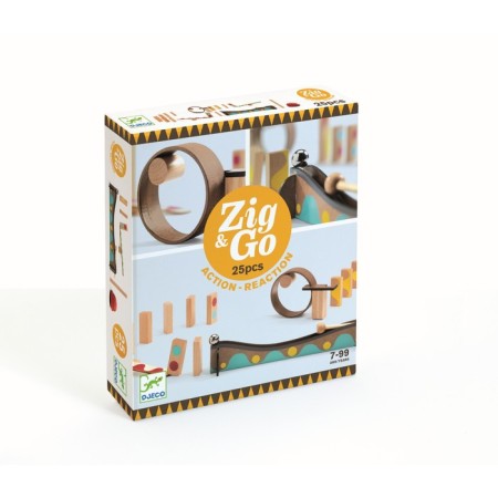 DJeco Zig & Go wooden designer, 25 parts-1
