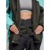 Ski jacket female winter, size 54, turquoise color