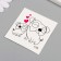 Tattoo on the body black "pugs" 6x6 cm