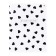 Notebook on rings of 80 sheets in the Black & White cage, with a shift block, a solid cover, glossy lamination, block 60 g/m2