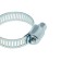 Chervyeric zein clamp, end-to-end carriage, diameter 16-25 mm, 8 mm width, galvanized