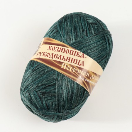 Knitting yarn "Nominal additive" 100% polypropylene 200 ± 20m/50g set 3pcs (green)-2