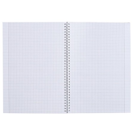 A4 notebook, 80 sheets in a cage on the crest of Calligrata "Snow Mountains", cover 7BC, OFSET BOCom-2