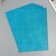 A set of glitter foamiran (5 sheets) 2 mm, 20x30 cm, blue