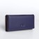 Women's wallet on magnet, purple color