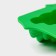 Baking form New Year's share "Christmas trees", silicone, 31.5 × 19 × 3 cm, 5 cells (10 × 8.8 × 3 cm), green color