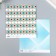 Scrapbooking paper bilateral "rhombus" density 180 g 15.5x17 cm