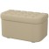 Milena banquet, 760 × 380 × 425 mm, leatherette, coffee color with milk