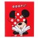 Notebook 48 sheets in a cage, cardboard cover, Minnie Mouse