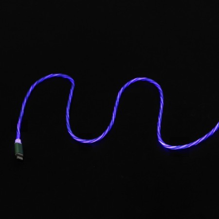 Mybit, Lightning - USB, dynamic LED backlight, 2 A, 1 m, only charging-4