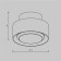 Technical C092CL-GX53-W Space, 110x110x74 mm ceiling lamp, GX53, 1x15W, white color