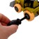 The designer of the screw "Tractor Lesozar", with a screwdriver