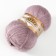 Yarn "Angora Gold" 20%wool, 80%acrylic 550m/100g (163 gray rose)