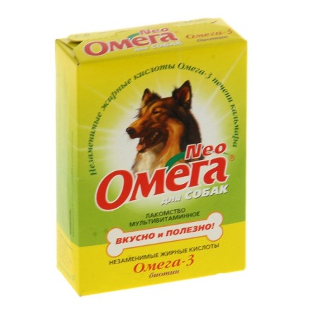 Multivitamin treat NEO Omega for dogs, with biotin, 90 table.-5
