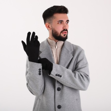 Gloves are male, dimensionless, without insulation, black color-3