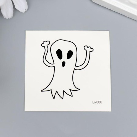 Tattoo on the body phosphorus "Ghosts" mix 6x6 cm-1