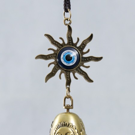 Wind Music Metal "Sun" from the evil eye 5 bells 39 cm-1