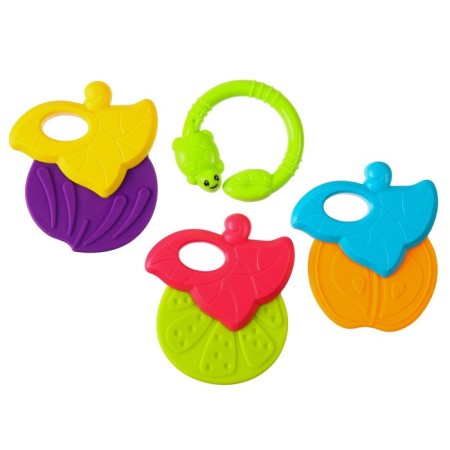Rubser - rattle "Fruit on the ring", with elastic details, Kroshka I-1