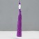 Textile suspension, plastic "Brush. Lotus" Violet 1.2x2.7x14.5 cm