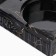 Ash "marble", 22.3 x 12.4 x 10.5 cm, ceramics, with a lid, black