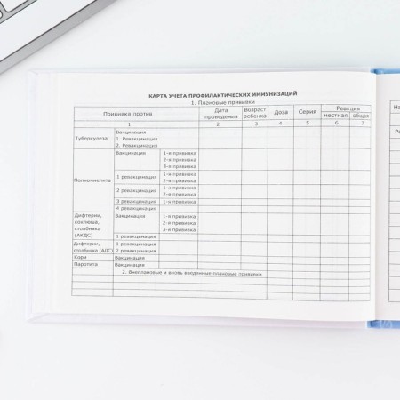 Medical card in a solid cover Form No. 112/U "Our Baby", 80 liters-6