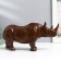 Souvenir Polystone under the Tree "Rhino" 14x26x9cm