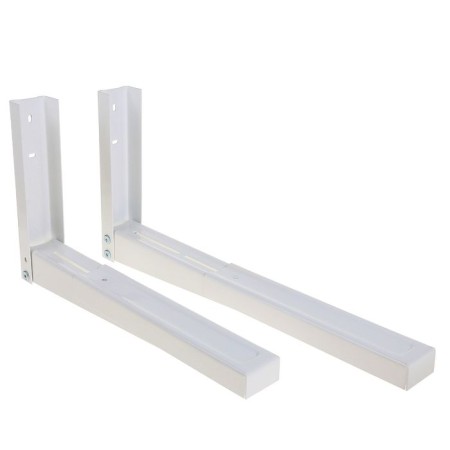Trone bracket with 3, for a microwave oven, adjustable, up to 40 kg, 300-500 mm, white-1