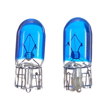 Hague lamp Cartage Blue T10 W5W, 12 V, 5 W, set 2 pcs