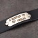 Paired bracelets "I'm always there", genuine leather, steel