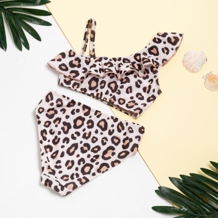 Baby swimsuit KAFTAN "Leopard", height 122-128 (34)-8
