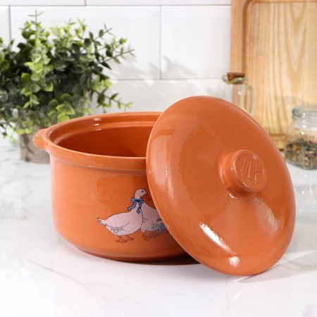 Social-sized pot 2 l of the geese-1