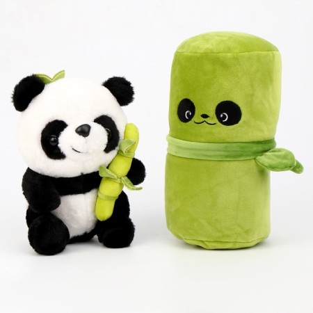 Soft toy "Panda in a bag", 25 cm-4