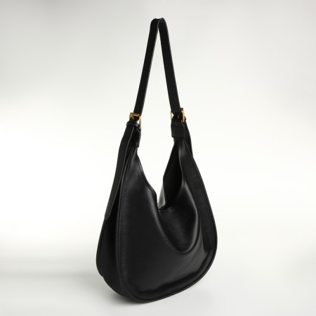 Women's bag on magnet Textura, average size, black color-3