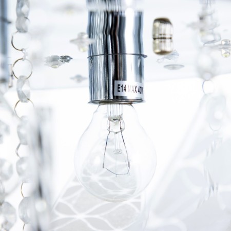 Chandelier 55576/400 CR chrome 4x40W E14 LED PDU 40x40x21cm-8
