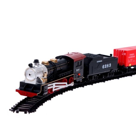 The Rail Road "Sowing Train", 320 cm length, light and sound effects, works from batteries-1