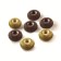 Form for the preparation of sweets Choco Crown 11 × 24 cm, silicone