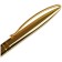 Ballpoint handle Meshu Gold, blue rod, metal case
