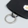 Trick to the leatherette to the hidden "chamomile" black 11.5x7.5 cm